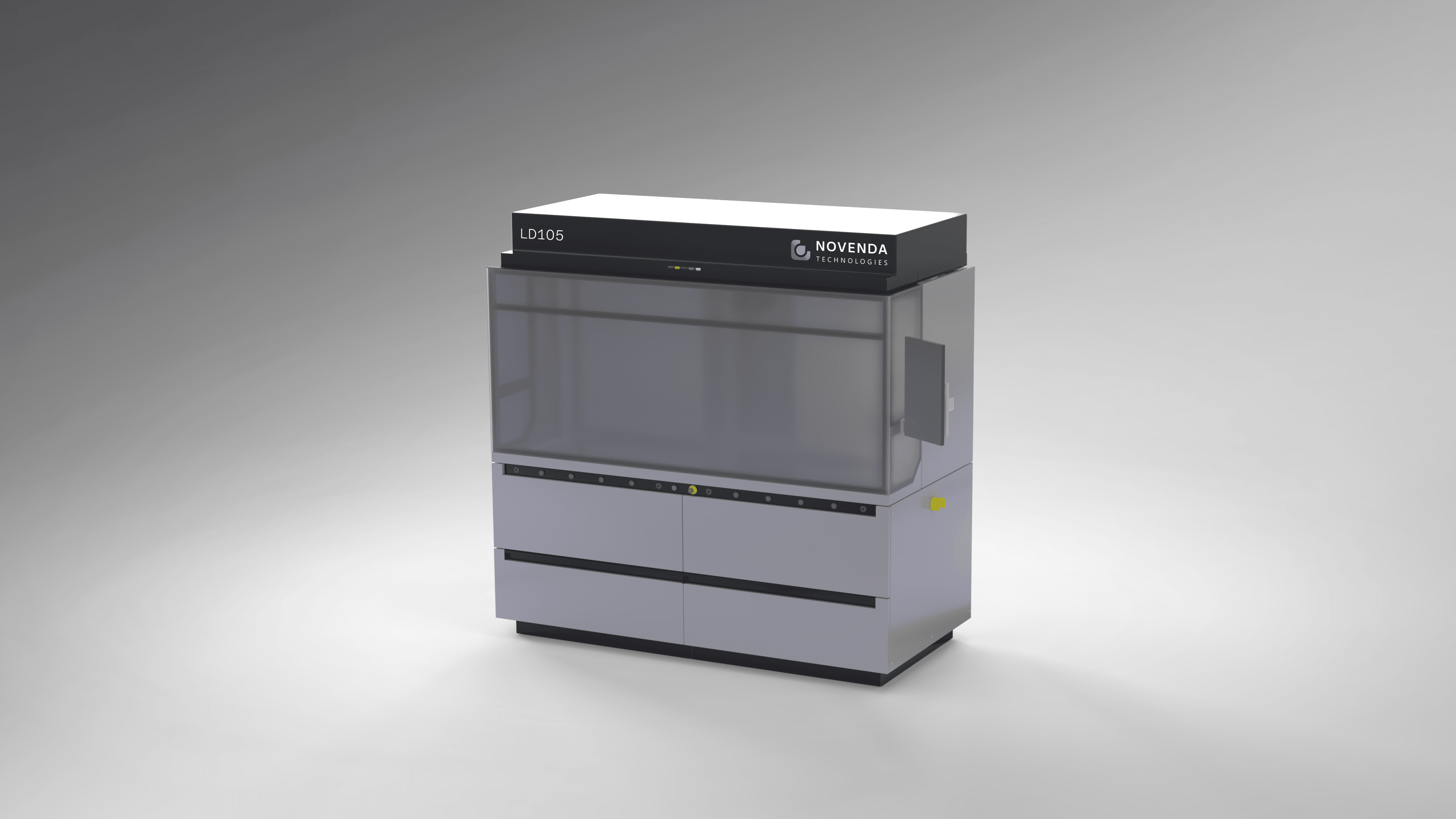Novenda LD105 3D printer featuring full-color multi-material capabilities with 8 materials